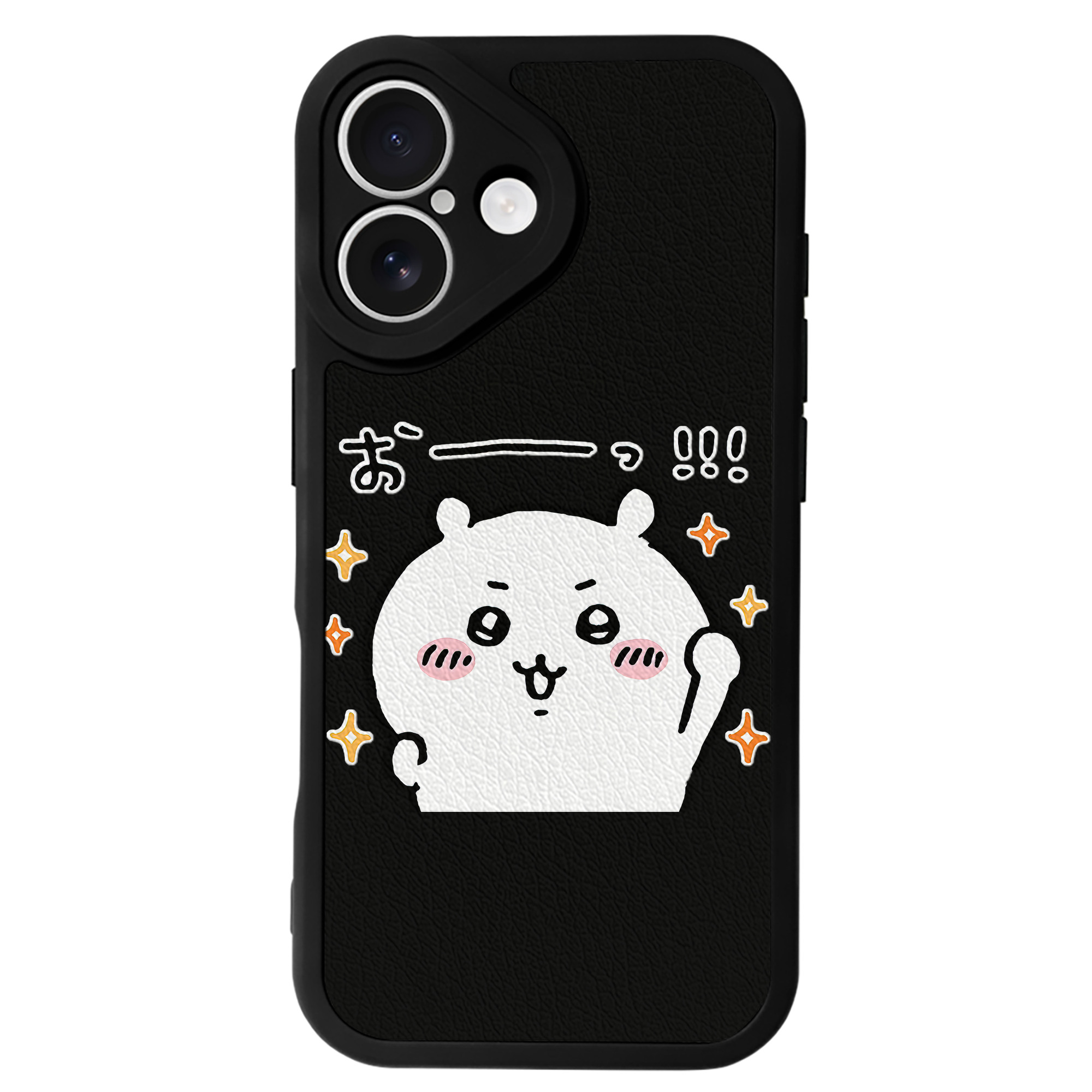 （画像用） ちいかわ ちいかわ Chii-kawa chiikawa 【iPhone 16シリーズ対応】シリコンスマホケース（レザー調） 材質：シリコン